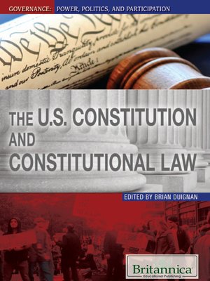 cover image of The U. S. Constitution and Constitutional Law